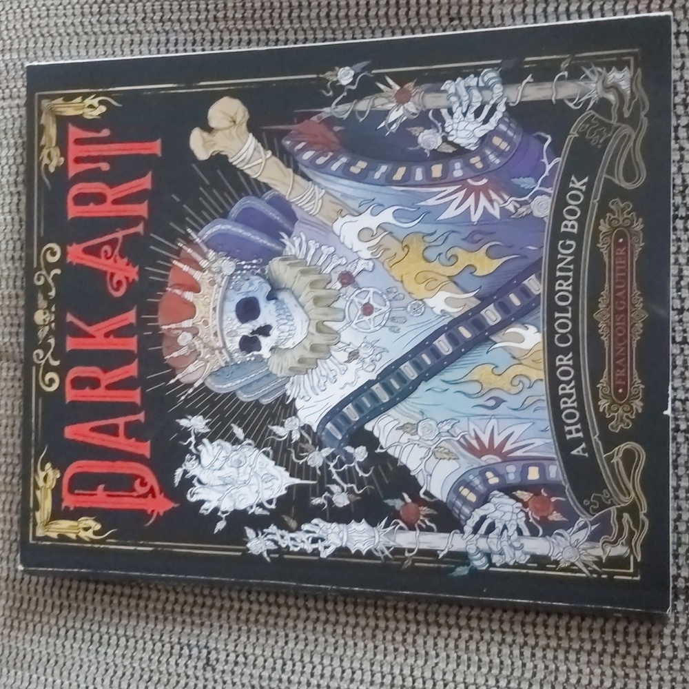 Dark Art Horror Colouring Book